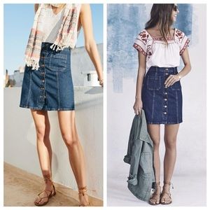 NWOT Sanctuary Marianne denim skirt size 26